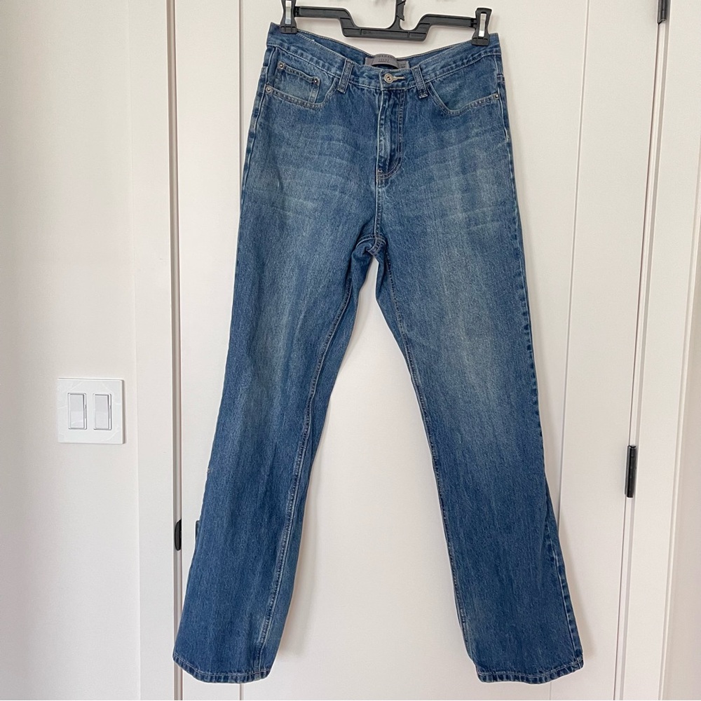 Classic Blue Men's Straight Jeans